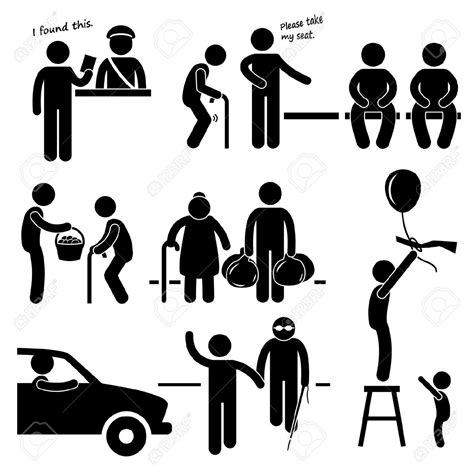 helping people clipart black and white 20 free Cliparts | Download images on Clipground 2024