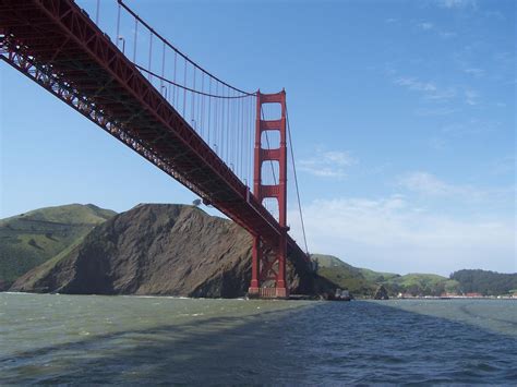 Free picture: golden, gate, bridge, water