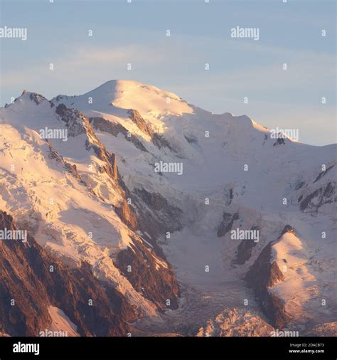 Mont Blanc Sunset Stock Photo - Alamy