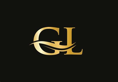 Creative GL letter with luxury concept. Modern GL Logo Design for ...