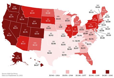 Which States Have ﻿the Highest Gas Prices?