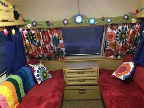 Caravan renovation, new Ikea fabric curtains and upholstery for a 1990s Elddis caravan | Caravan ...