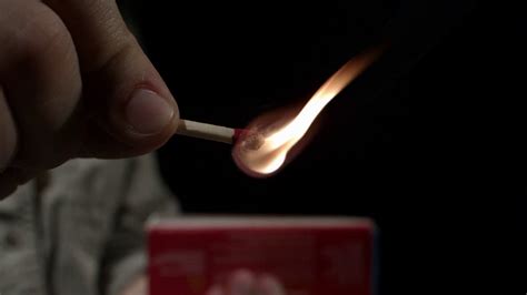 Slow Motion Matchstick Burning Stock Footage SBV-300135417 - Storyblocks