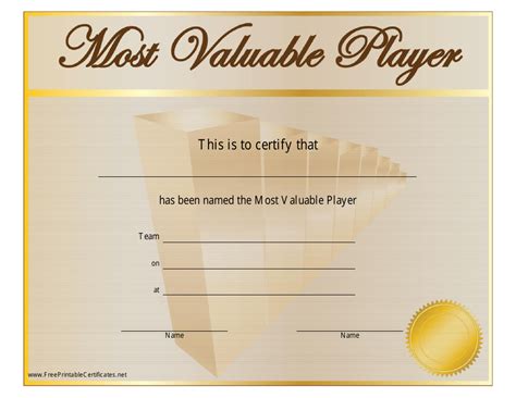 Mvp Certificate Template