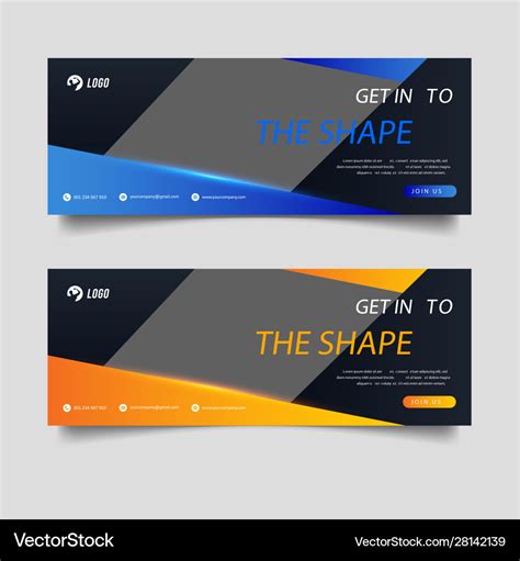 Gym and fitness banner promotion template Vector Image