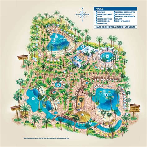 Hard Rock Las Vegas Map – Map Vector