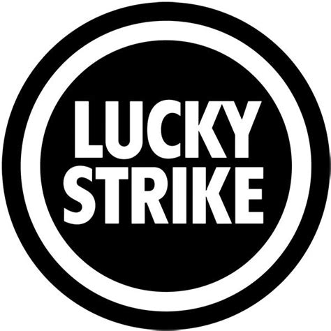 Lucky Strike Logo Decal Sticker - LUCKY-STRIKE-LOGO-DECAL - Thriftysigns