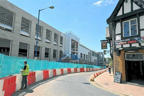 Eye-catching Tesco supermarket taking shape on site of former Stourbridge shopping centre ...