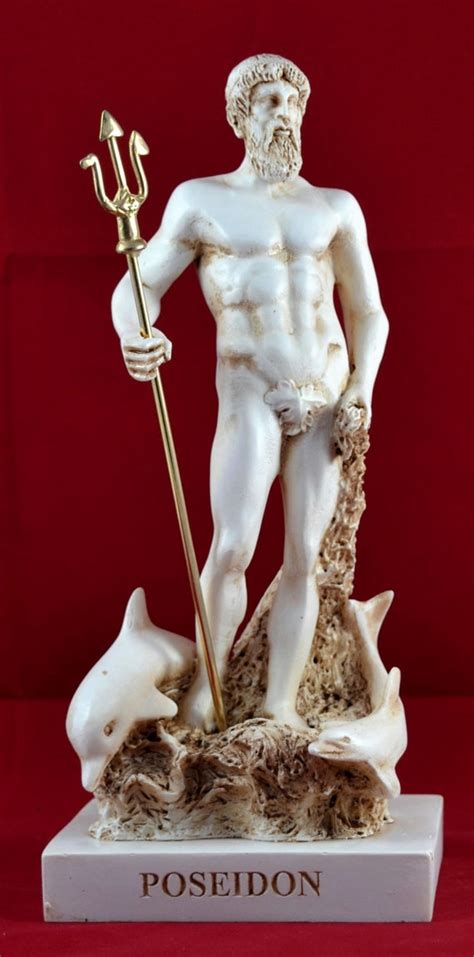 Poseidon greek statue sea god NEW Greek Mythology