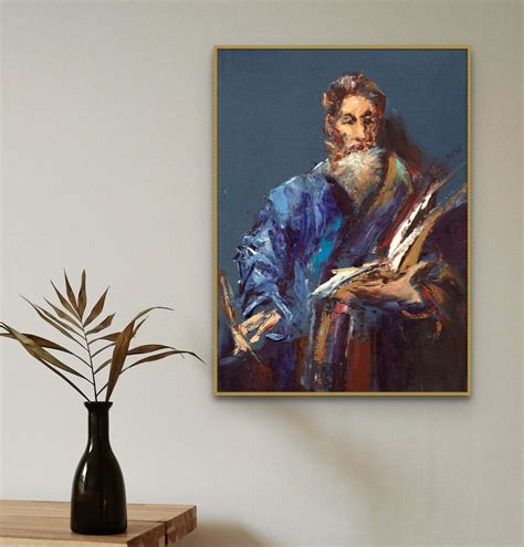 Saint Matthew the Apostle Christian Art Print Modern Bible Art ...