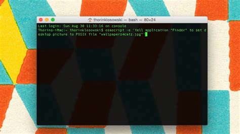 Set Your Mac's Wallpaper With A Terminal Command