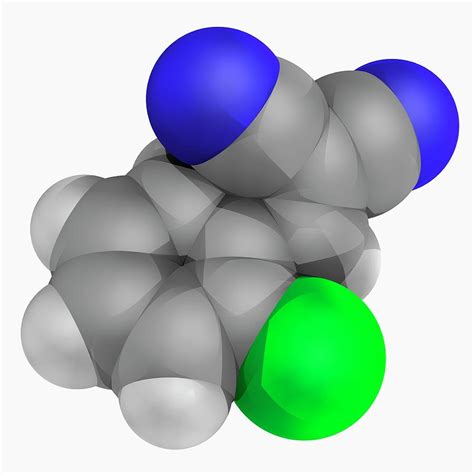 Cs Gas Molecule Photograph by Laguna Design/science Photo Library - Fine Art America