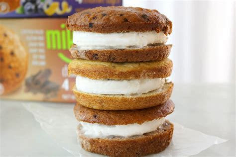 Low-Calorie Coconut Ice Cream Sandwiches