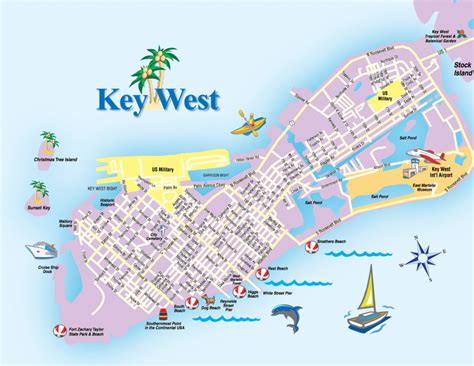 Key West Attractions Map :: Key West Bus Tour regarding Printable Map ...