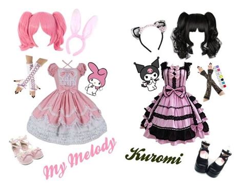 Cute My Melody and Kuromi Accessories