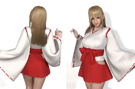 Paid Clothing - [Clothes] Miko(Japanese shaman) costume | Virt-A-Mate Hub