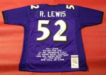 Ray Lewis Signed Jersey - Autographed, Authentic NFL Jerseys