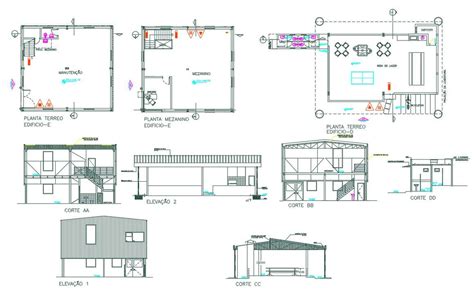 Factory Layout Plan And Building Design DWG File - Cadbull