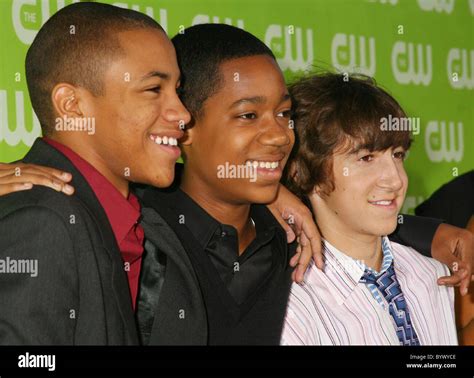 Cast of "Everybody Hates Chris" (l-r) Tequan Richmond, Tyler James Williams and Vincent Martella ...