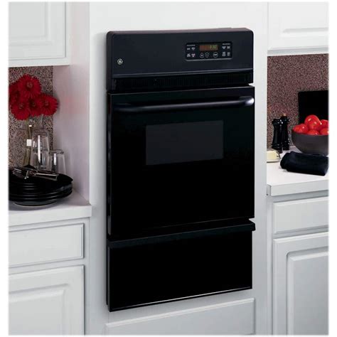 GE 24" Built-In Single Gas Wall Oven Black on Black JGRP20BEJBB - Best Buy