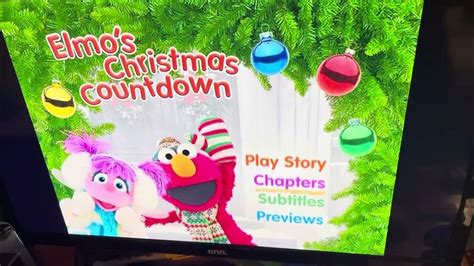 Elmo’s Christmas Countdown 2008 DVD Menu Walkthrough - YouTube