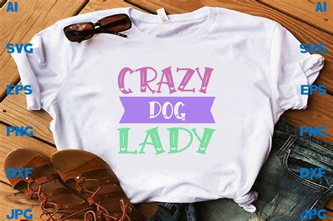 Crazy Dog Lady Graphic by suytibanu1991 · Creative Fabrica