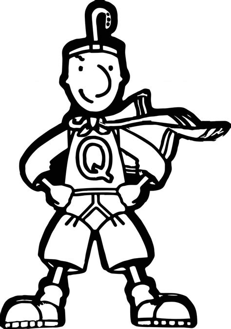 Quailman Enamel Doug Funnie Cartoon Coloring Page | Wecoloringpage.com