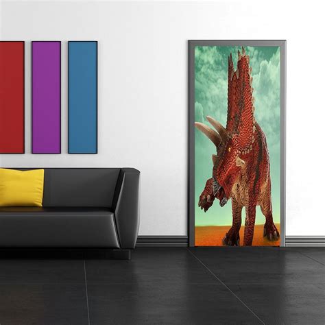 Triceratops decor | Dinosaur room decor From $49.99 USD — DoorFoto