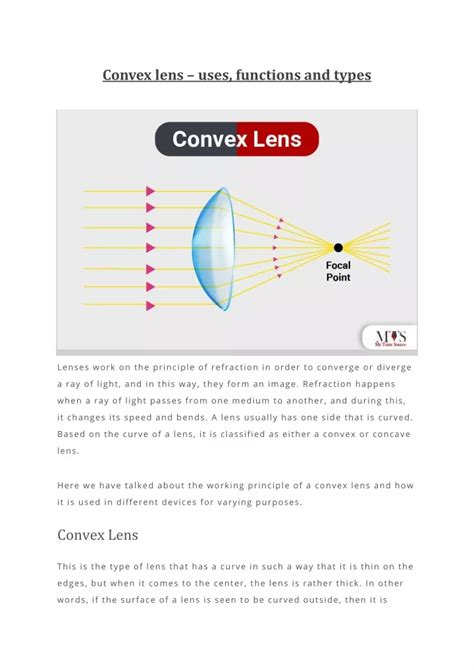 PPT - Convex lens uses functions and types PowerPoint Presentation, free download - ID:11454087