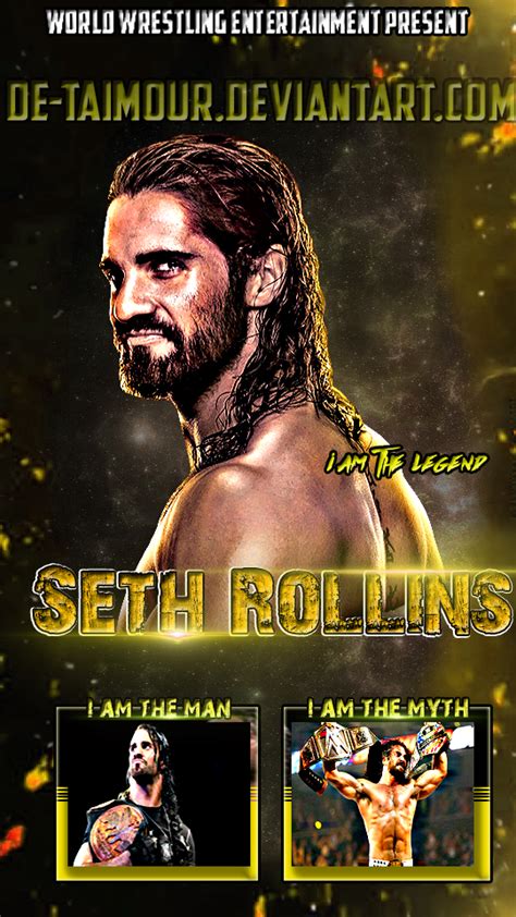 Seth Rollins Poster (Custom Designs) by De-Taimour on DeviantArt