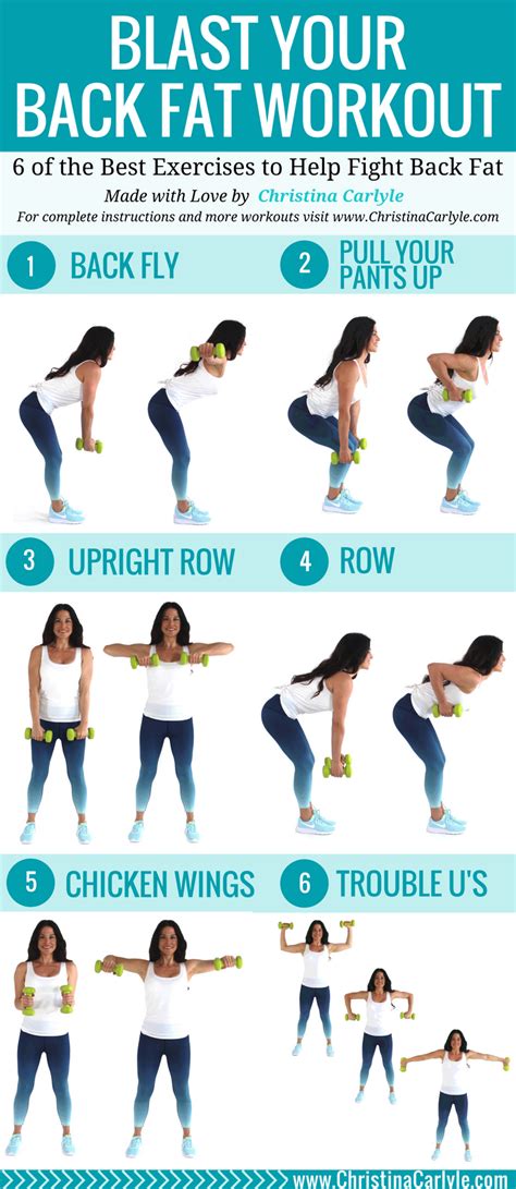 The Best Fat Burning Back Exercises with Dumbbells for Women ...