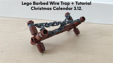 Lego Barbed Wire Trap MOC + Tutorial | Christmas Calendar 3.12. - YouTube