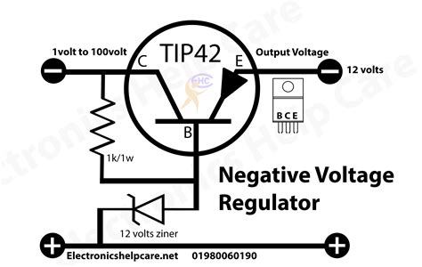 voltage regulator circuit diagram - Electronics Help Care