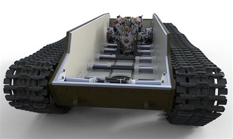 Chassis of KV tank - Front View by MortisX on DeviantArt