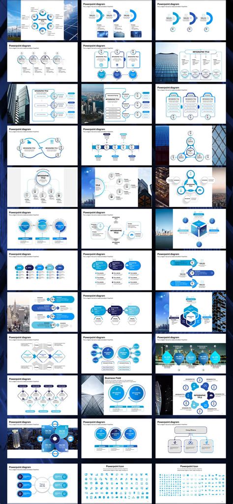 PowerPoint business blue Template 03 by seungweon OH at Coroflot.com