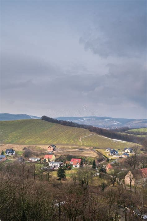 Rural Landscape of Lower Silesia Stock Image - Image of market, building: 110580997