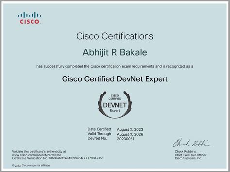 DevNet Expert Training by Mr Abhijit Bakale (#20230021)