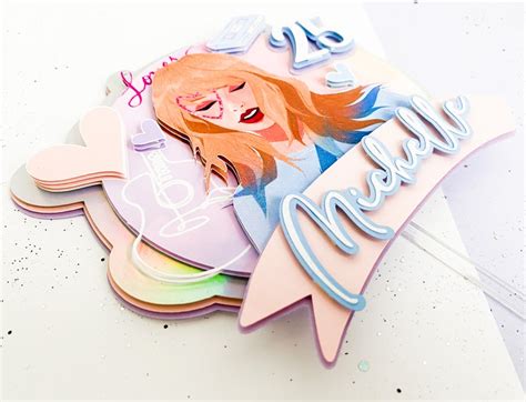 3D Taylor Swift Cake Topper Taylor Swift Birthday Party - Etsy