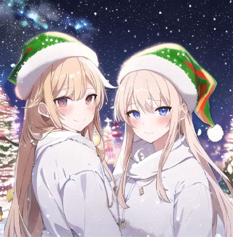 Christmas Anime girls by Jimjam73 on DeviantArt