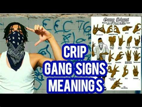 Crip Signs And Symbols