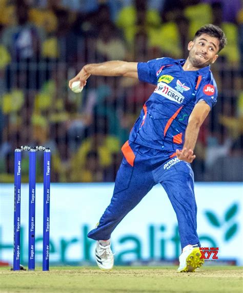 : Chennai: LSG's bowler Ravi Bishnoi bowls during the IPL 2023 match #Gallery - Social News XYZ