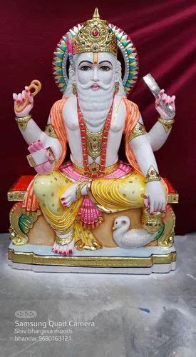 Marble Vishwakarma Statue at Rs 64000 in Jaipur | ID: 26224355797