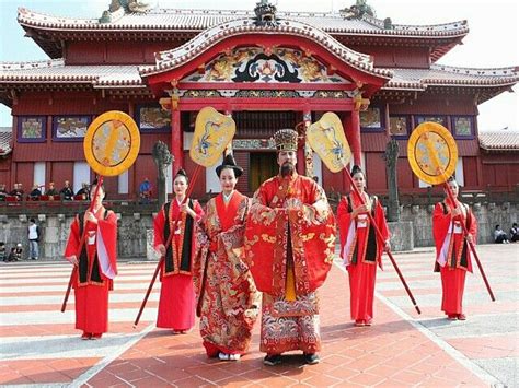 Old Ryukyu Kingdom 1429 - 1879 ( Present Okinawa, Japan ) Shuri Castle Royal Palace / 琉球王国 ( 沖縄県 ...