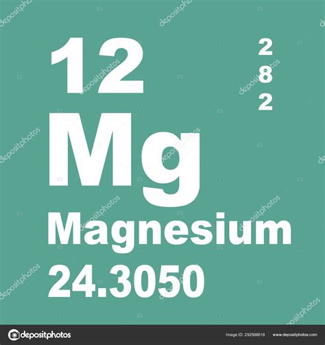 Magnesium Periodic Table Elements Stock Photo by ©imwaltersy 292566618