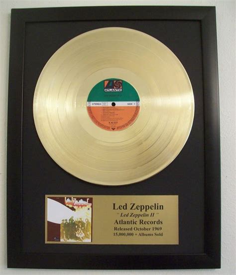 Led Zeppelin - Led Zeppelin II - Golden record LP 2nd - Catawiki