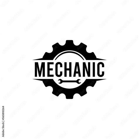 gear and wrench mechanic logo design. Vector illustration gear and wrench mechanic. modern logo ...