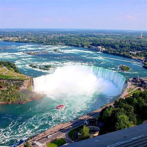 Aerial view of Niagara Falls: Skylon Tower - My Life is a Journey Not a ...