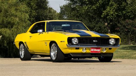 1969, Chevrolet, Camaro, Resto, Mod, Cars, Yellow Wallpapers HD / Desktop and Mobile Backgrounds