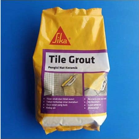 Jual Sika Tile Grout Pengisi Nat Keramik 1 kg Semen Pengisi Nat Granit Keramik Ubin Tegel ...