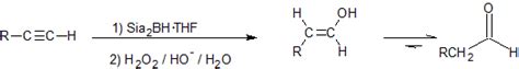 10.5: Hydration of Alkynes for Anti-Markovnikov Products - Chemistry LibreTexts